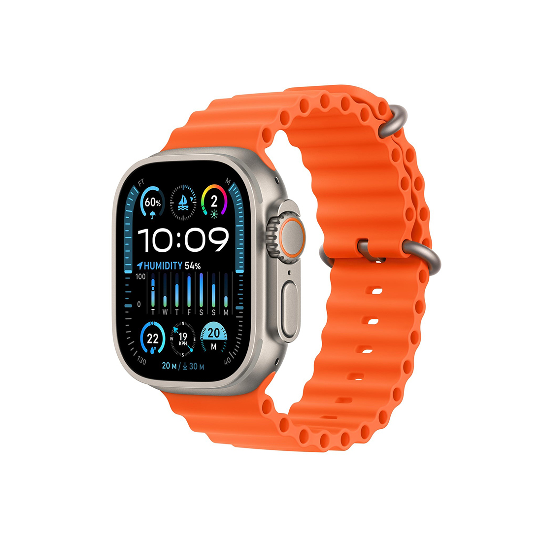 Apple Watch Series 7, Red Aluminum Case with Red Sport Band – Image 2