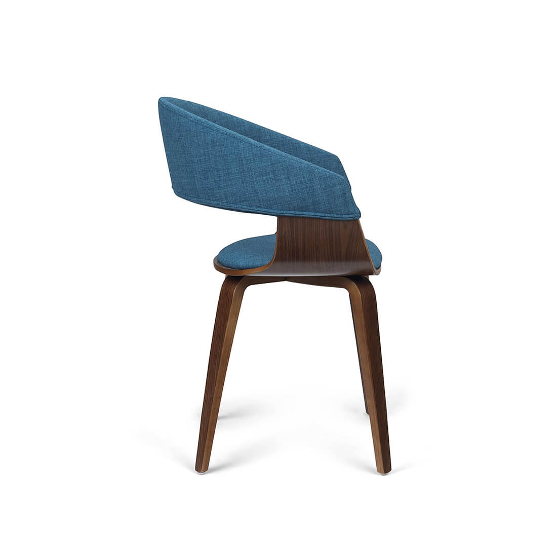 Patio Dining Solid Wood Acacia and Metal Chair – Image 3